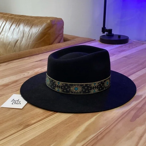 Accessories | Lack Of Color Black Rancher Wool Hat Small 55  display picture 2